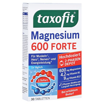 Taxofit Magnesium 600 Forte Depot Tabletten – PZN 10793160 – PZN 10793160
